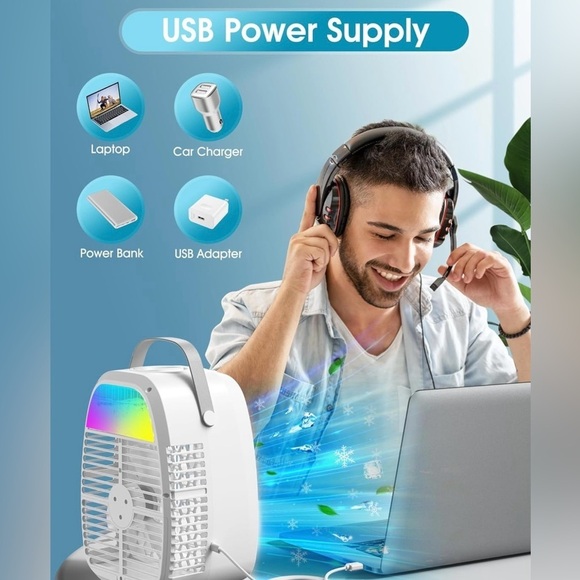 NIB! Portable Air Cooler with Remote - Picture 2 of 8